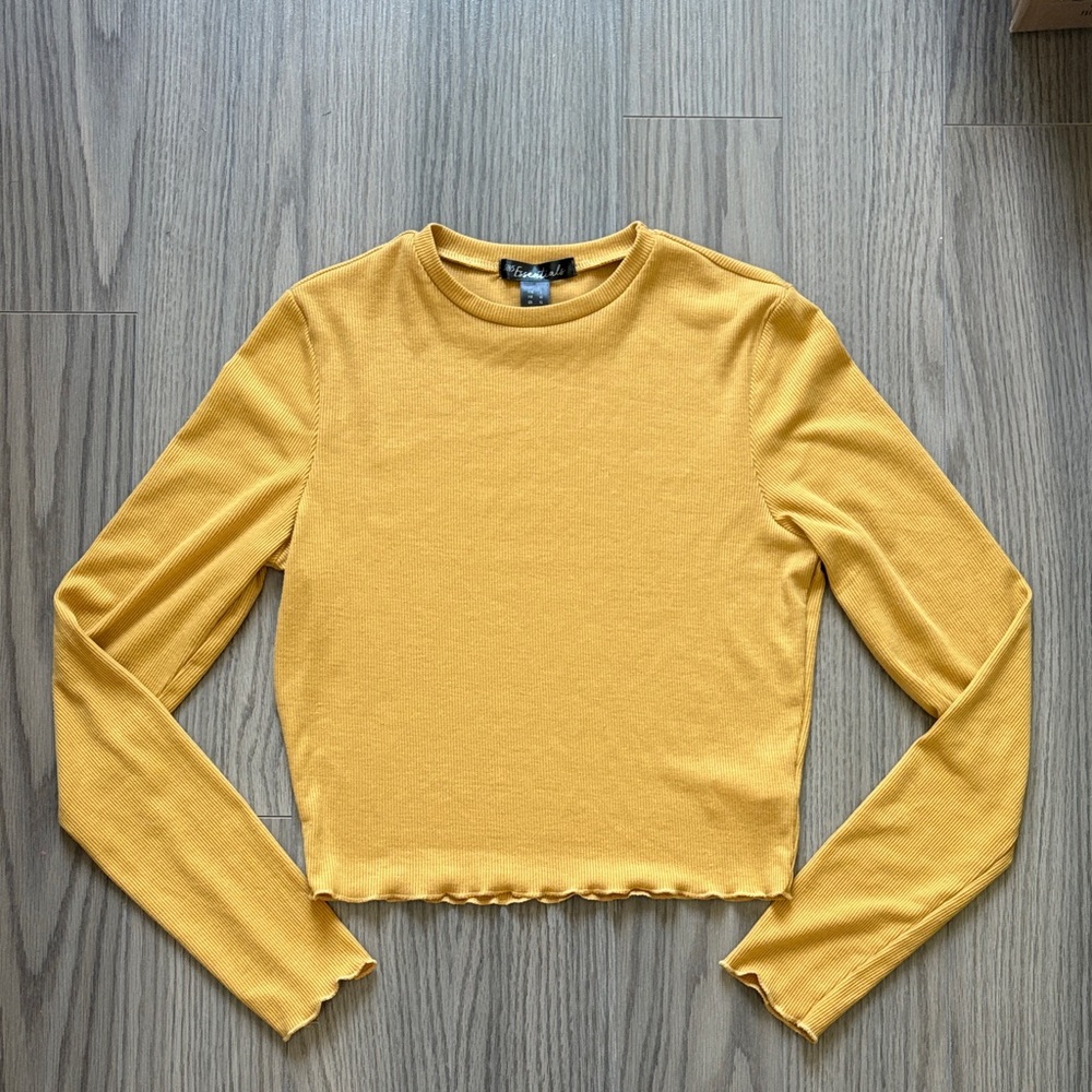 Mustard Long Sleeve Top